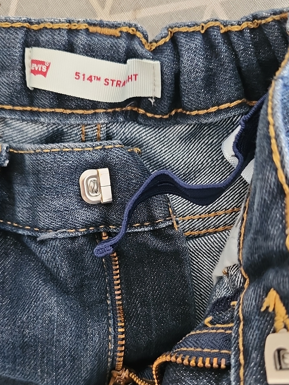 Levi's Kids Regular Straight Leg Jeans, Reg 5 - Picture 8 of 9